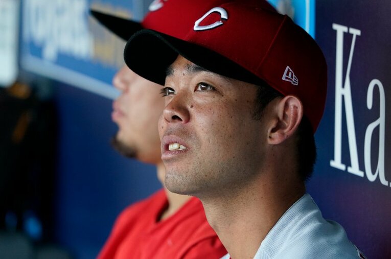 オープン戦での怪我から代打、守備での出場が続く秋山翔吾。後半戦でのスタメン奪取はなるか ／ photograph by Getty Images