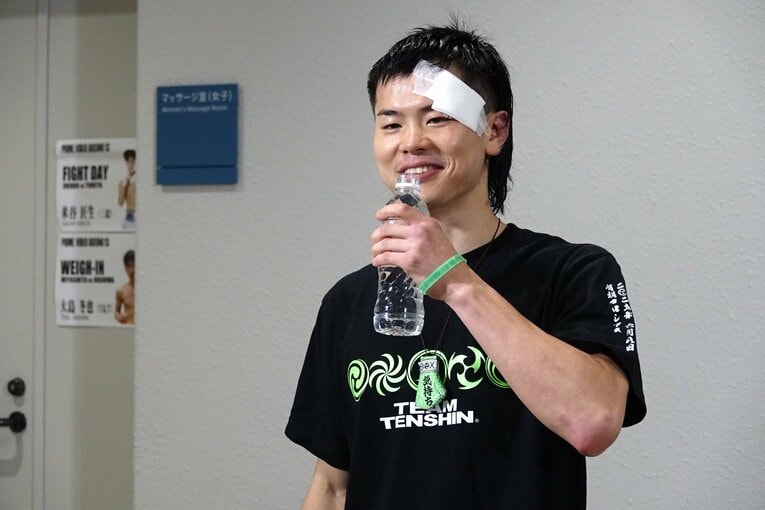 「神童とか言われてきたけど、そうじゃない」と語った那須川天心　©Koji Fuse