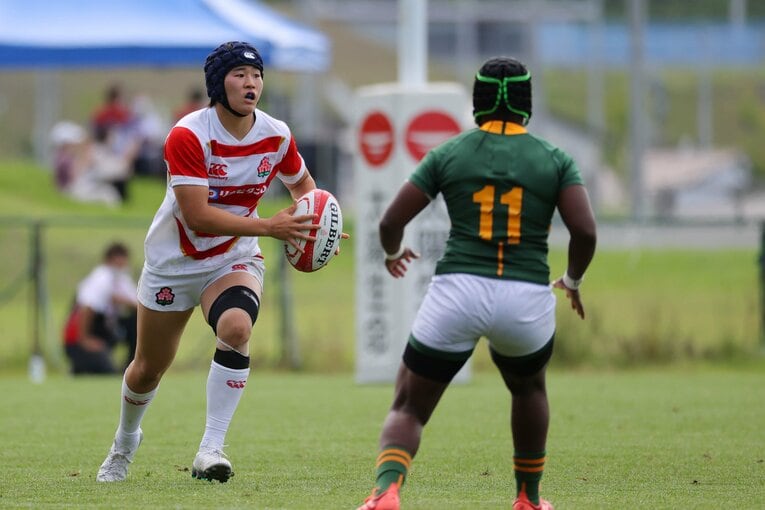 日本代表で初めて「15番」をつけて出場した南アフリカ戦　©︎JRFU