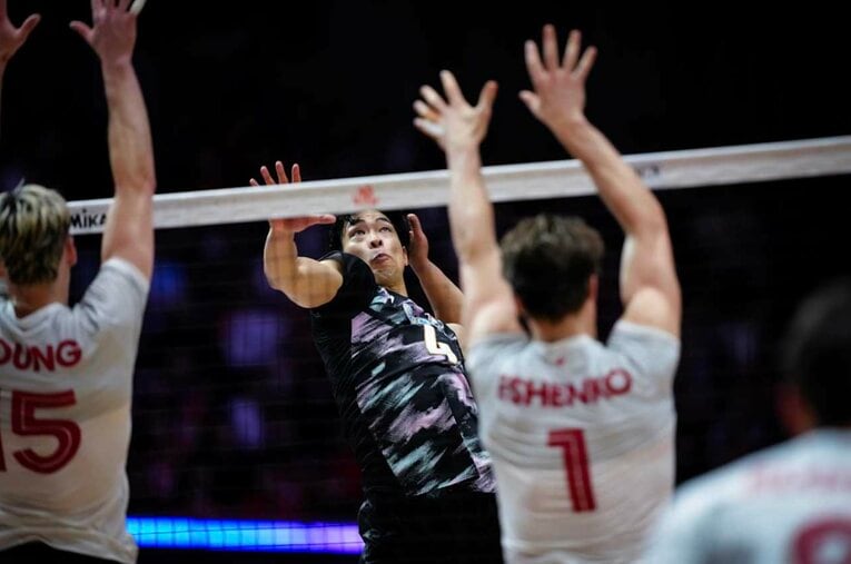 宮浦健人（VNLカナダ戦）©Volleyball World