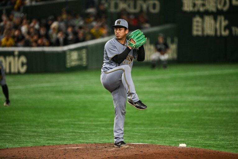 阪神・伊原陵人　©︎Nanae Suzuki