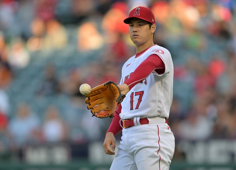 投球の流れについて、大谷は「その都度その都度で変えている」と明かしていた