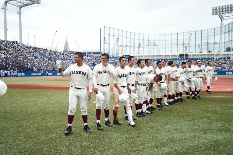 清宮幸太郎が在籍した頃の早実、西東京大会の様子　©Yuki Suenaga