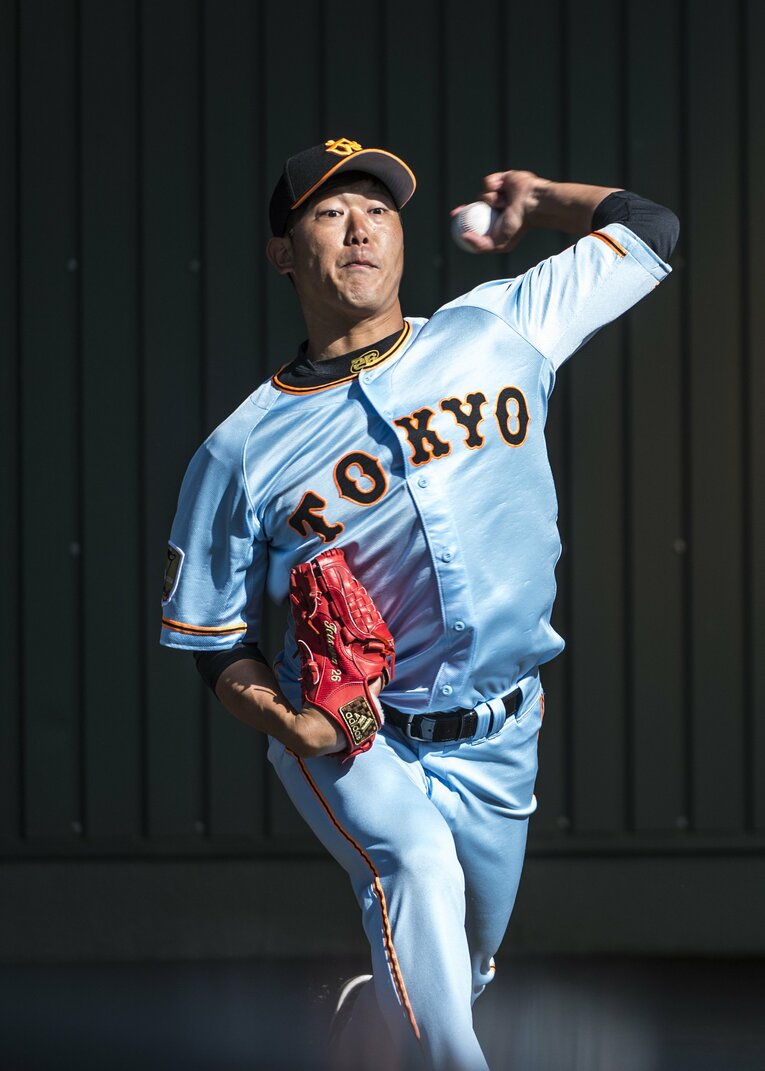 内海哲也／2018年に巨人から西武へ（炭谷銀仁朗の人的補償）　©Takuya Sugiyama