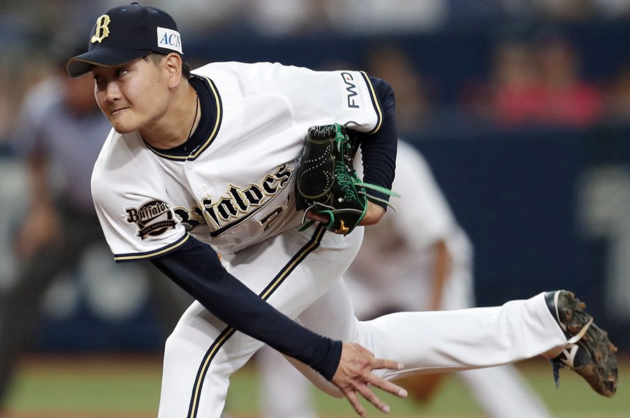 西の人的補償でやってきた竹安大知。新天地オリックスで向上した修正力。<Number Web> photograph by Kyodo News