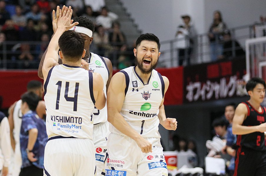 琉球、Bリーグ好発進の立役者。橋本竜馬が持つ最大の武器とは。<Number Web> photograph by B.LEAGUE
