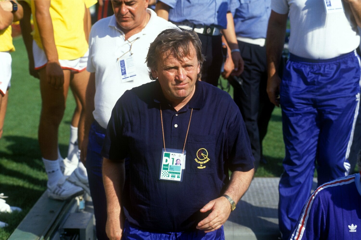 1990年W杯を率いた頃のオシム　©AFLO