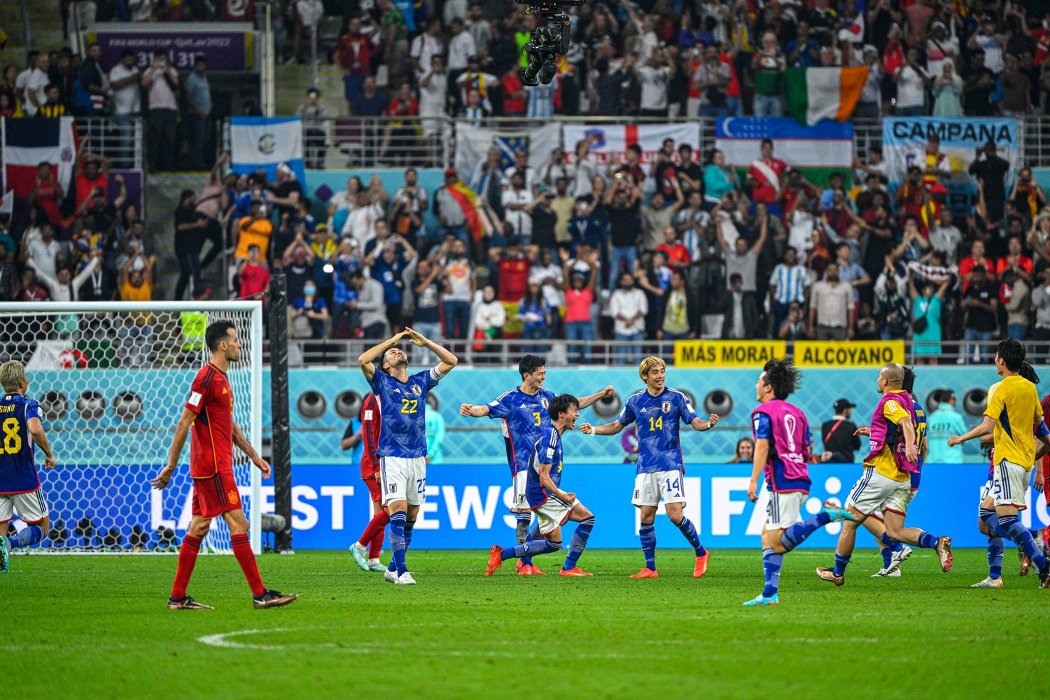 カタールW杯スペイン戦　©Takuya Sugiyama/JMPA