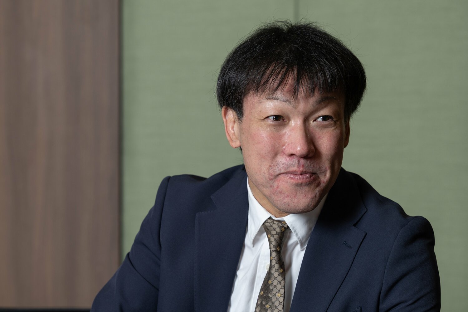 Number Webのインタビューに応じた多田野数人氏　©Tatsuo Harada
