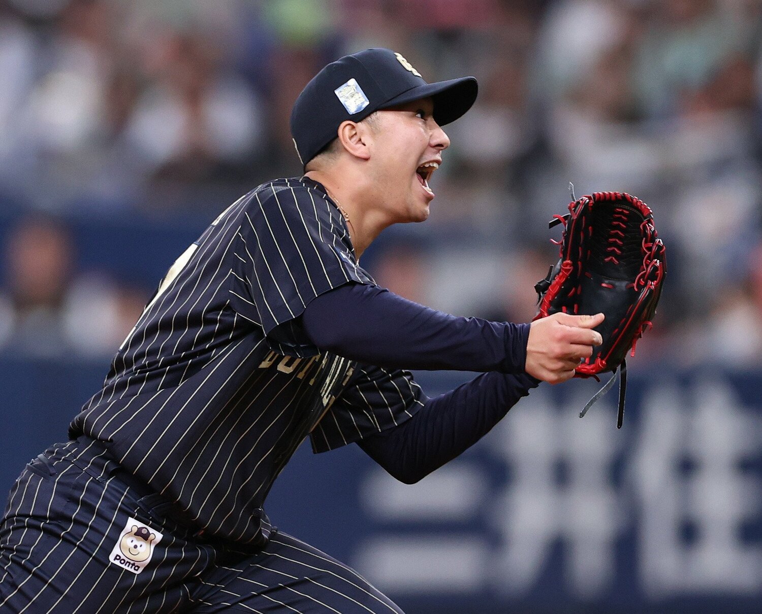 昨シーズンはルーキーながら50試合登板とフル回転した古田島　©︎JIJI PRESS