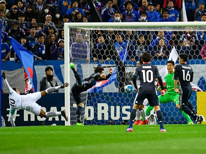 押し込まれ、振り回された4-0。タイに苦戦するハリルJの真実。<Number Web> photograph by Takuya Sugiyama