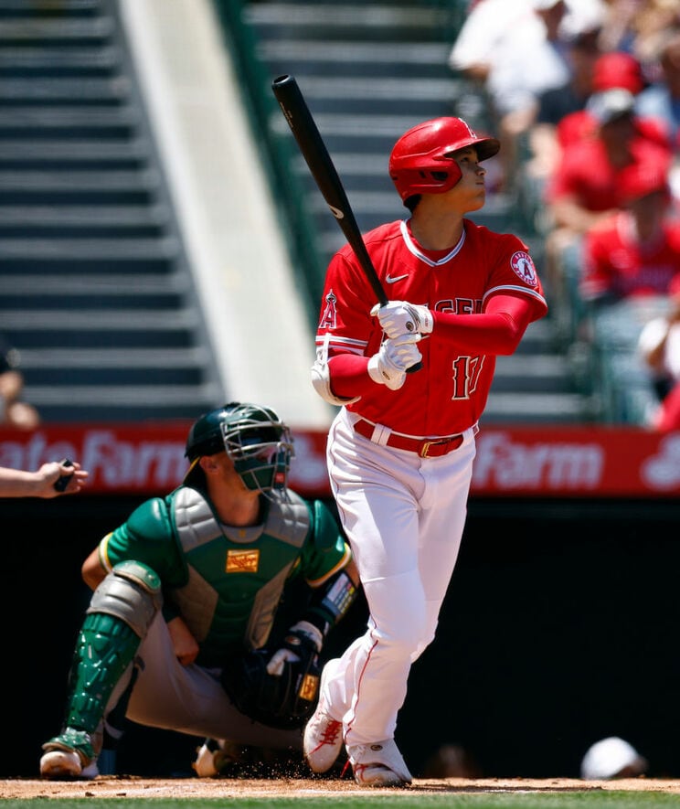 大谷翔平 野球をやめるその日まで強くなる 芯に当てれば勝手にボールが飛んでいく 27歳で日米150本塁打 二刀流での別次元ぶり Number Web 雑誌 Sports Graphic Number と Number ｄメニューニュース Nttドコモ