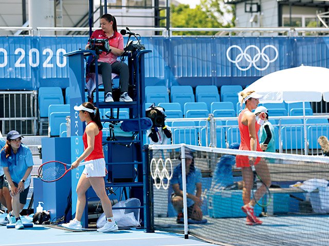 東京五輪で使われたテニスの審判台は“なんと20万円超”の高級品だった