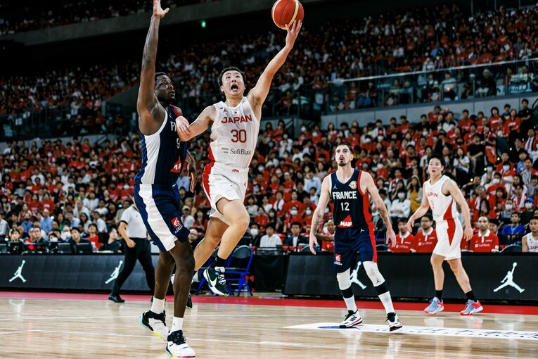 昨年テストマッチで戦ったフランスとはパリ五輪でも激突予定だ　©︎Kiichi Matsumoto