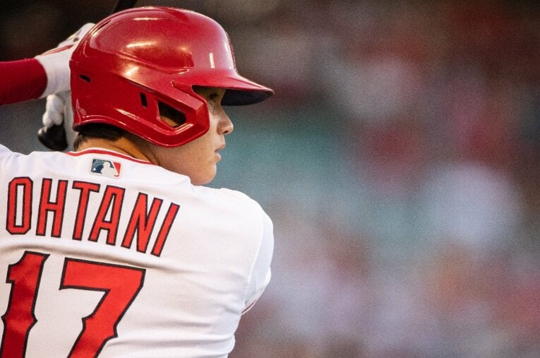 MVPの行方に注目が集まっている大谷翔平。19日朝に発表予定。 ／ photograph by Nanae Suzuki