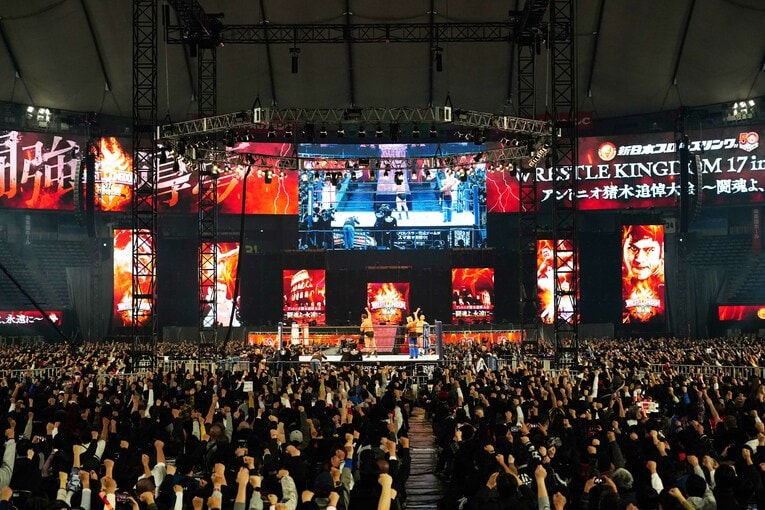 アントニオ猪木追悼試合に出場した藤波辰爾はファンとともに「ダァーッ！」