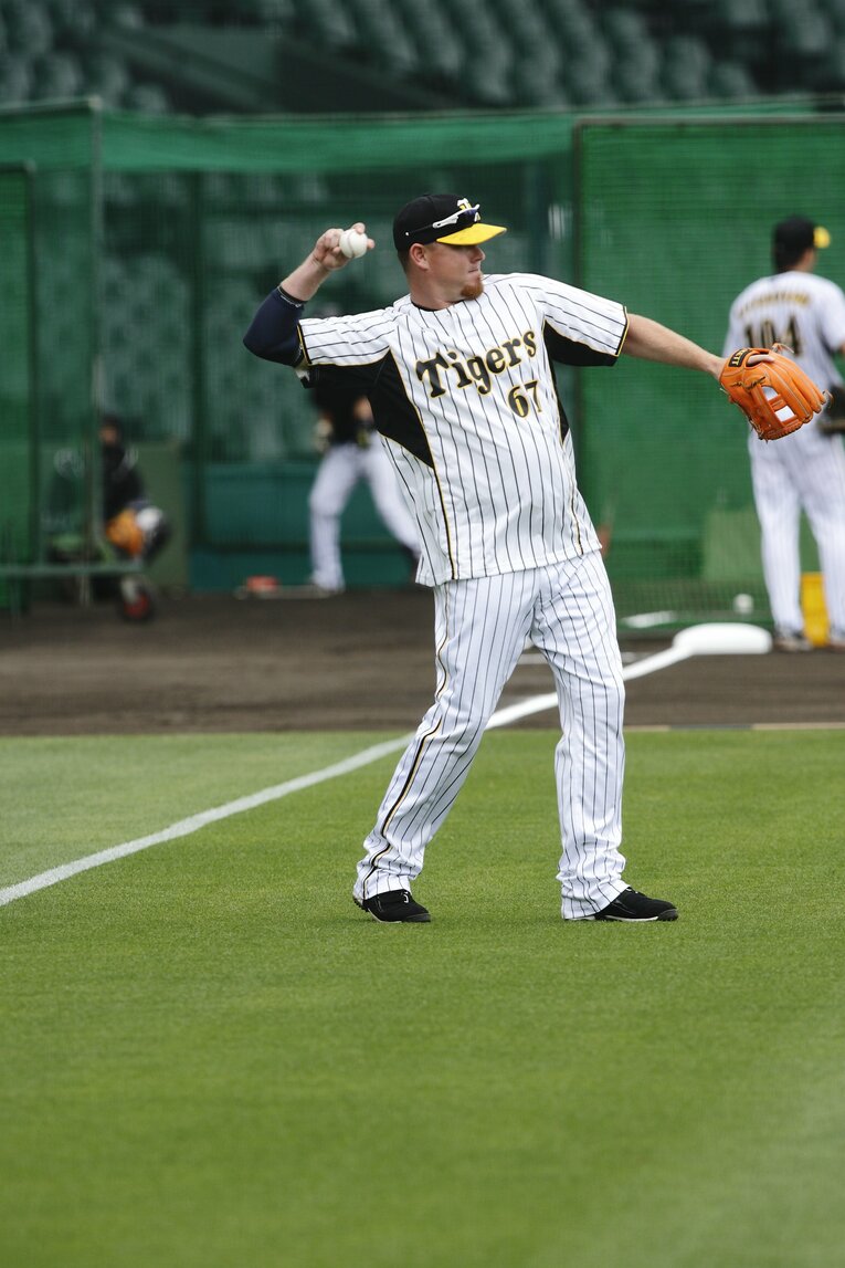 阪神時代のブラゼル（2009年）　©︎Tamon Matsuzono