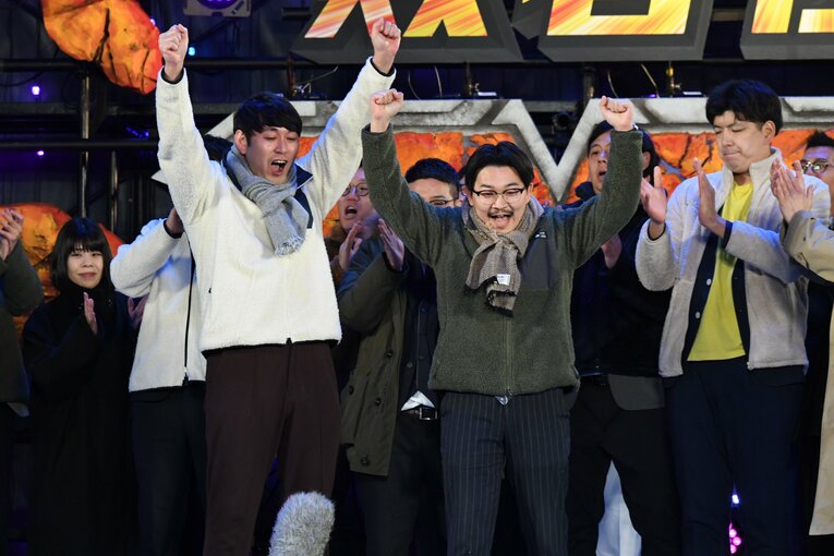 敗者復活戦で勝ち上がったオズワルド　©M-1グランプリ事務局