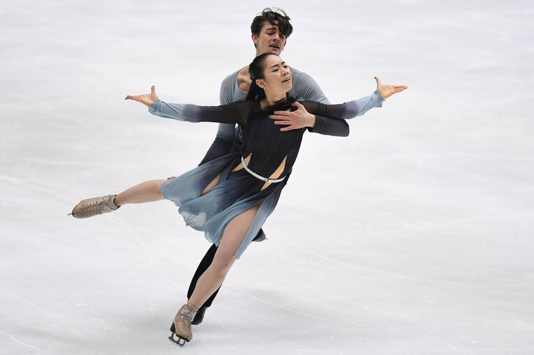 ペアになって初めて出場した全日本選手権（2016年）では、すぐに3位表彰台と好成績を残した　©Getty Images