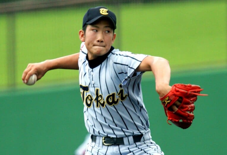 東海大相模時代の菅野智之　©Sankei Shimbun