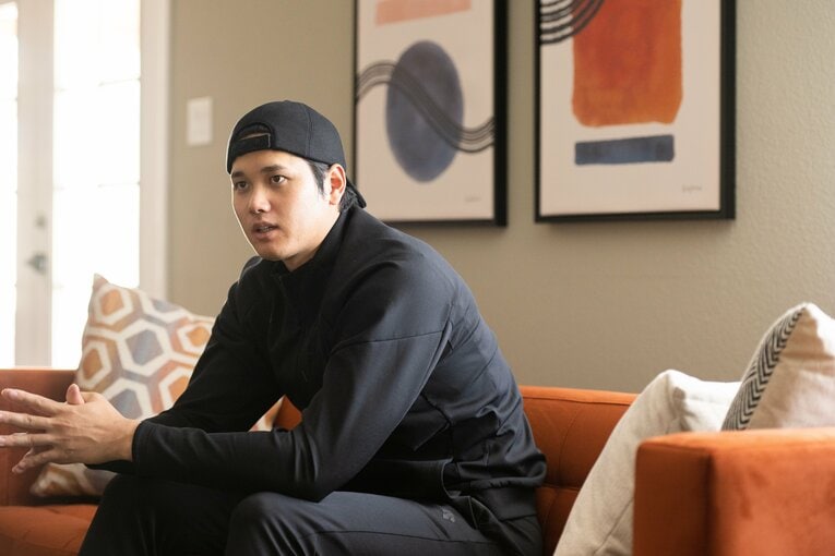 米アリゾナ州でキャンプを行うエンゼルス。今回のNumber最新号ロングインタビューはアリゾナのスタジオで行った　©Nanae Suzuki