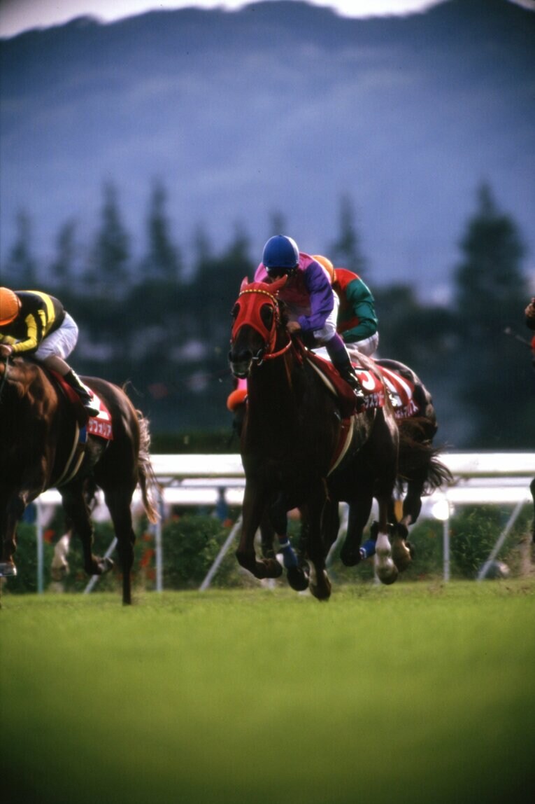 1996年京都大賞典、マーベラスサンデー　©Keiji Ishikawa