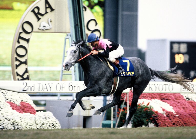 兄ビワハヤヒデものちに菊花賞馬となる　©Keiji Ishikawa