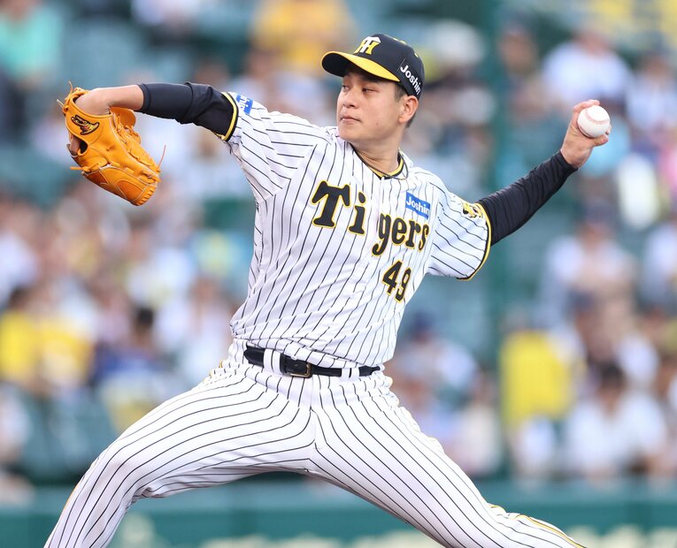 育成出身、ソフトバンクから阪神への移籍で覚醒した大竹耕太郎　©JIJI PRESS