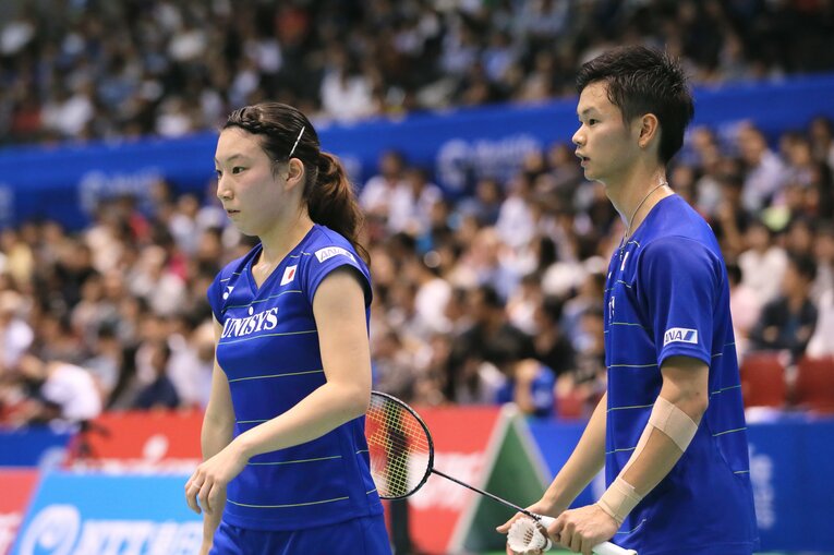 2017年の渡辺・東野　©AFLO