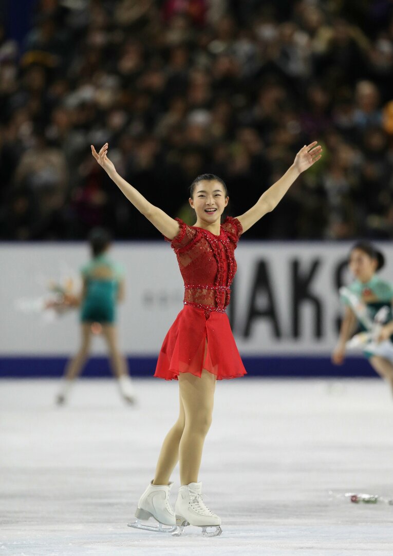 2017年12月の全日本フィギュアにて　©JIJI PRESS