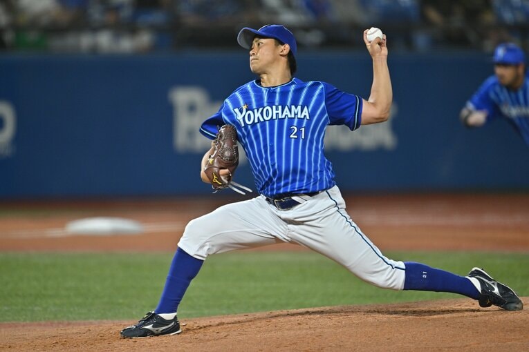 2022年9月25日のヤクルト戦に登板した今永　©Hideki Sugiyama