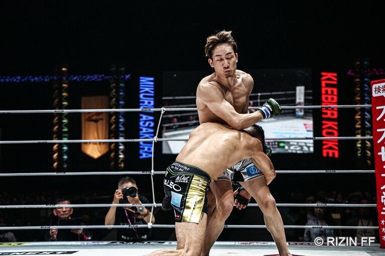 『超RIZIN.4』朝倉未来vs.クレベル・コイケ　©RIZIN FF