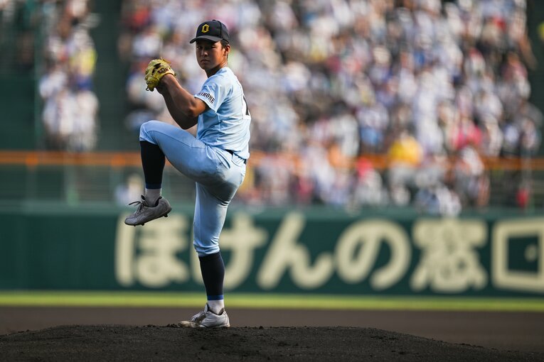 山田の投球フォーム　©Nanae Suzuki