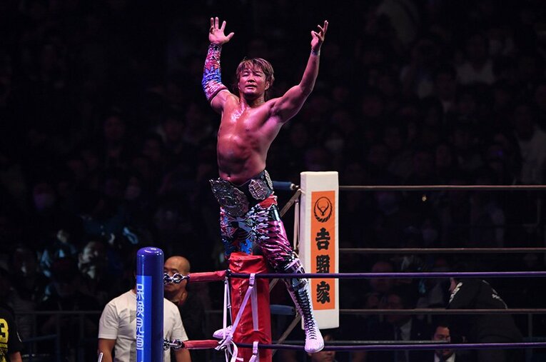 棚橋らしい棚橋が帰ってきた！　笑顔と強さを取り戻した新IWGP王者が、2019年のプロレス界を燃え上がらせてくれるはずだ。 ／ photograph by Essei Hara