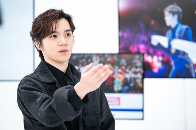 自身のスケート人生での挫折を明かした宇野昌磨　©︎Asami Enomoto