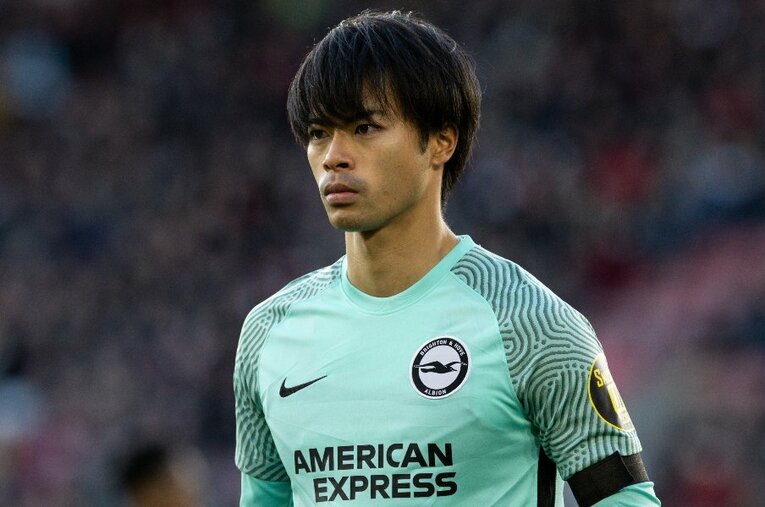 W杯後、プレミアリーグ再開初戦となったサウサンプトン戦（12月26日）。三笘薫はフル出場で3－1の快勝に大きく貢献した ／ photograph by AFLO