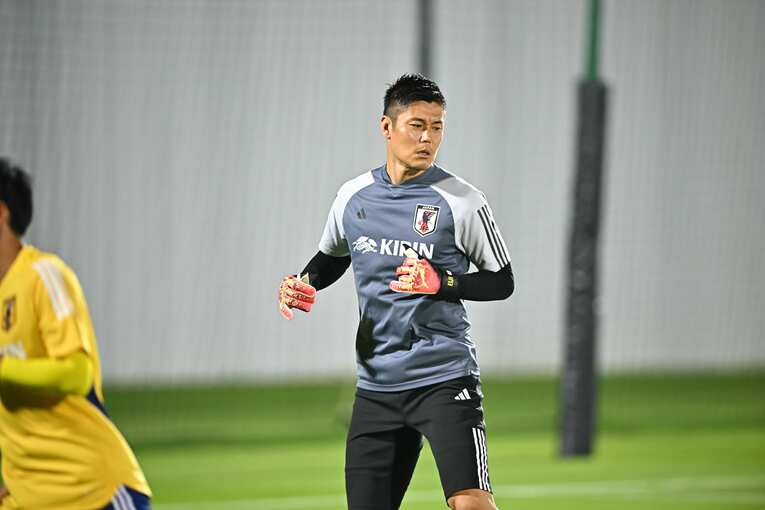 コスタリカ戦翌日の練習　©Takuya Kaneko／JMPA