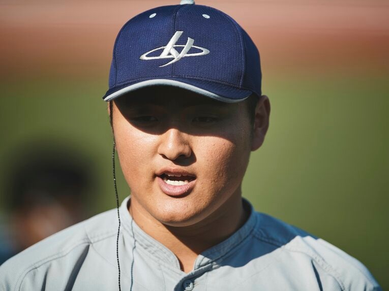 花巻東1年・佐々木麟太郎 ©Yuki Suenaga