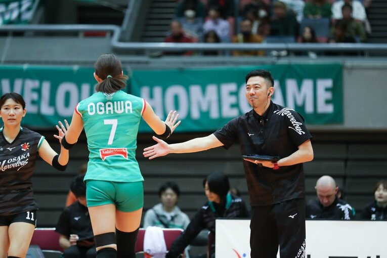 大阪マーヴェラス・酒井大祐監督　©︎OSAKA Marvelous