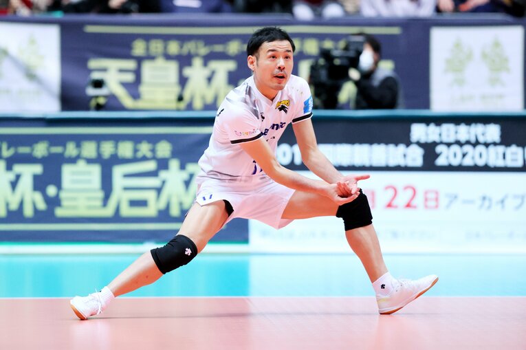 日本代表のリベロとしても活躍してきた永野健（2020年）©Naoki Nishimura/AFLO SPORT