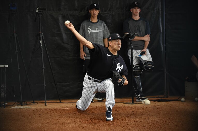 ヤンキース時代の田中将大　©︎Naoya Sanuki