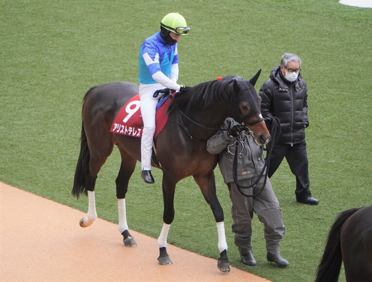 アメリカジョッキークラブCでのアリストテレス　©Satoshi Hiramatsu