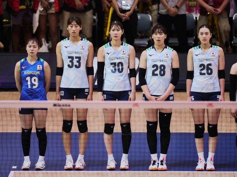 バレーボールネーションズリーグ 韓国戦　©︎Yuki Suenaga