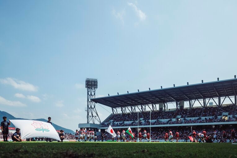 2025年7月5日ウェールズ戦（ミクニワールドスタジアム北九州）　©︎Kiichi Matsumoto