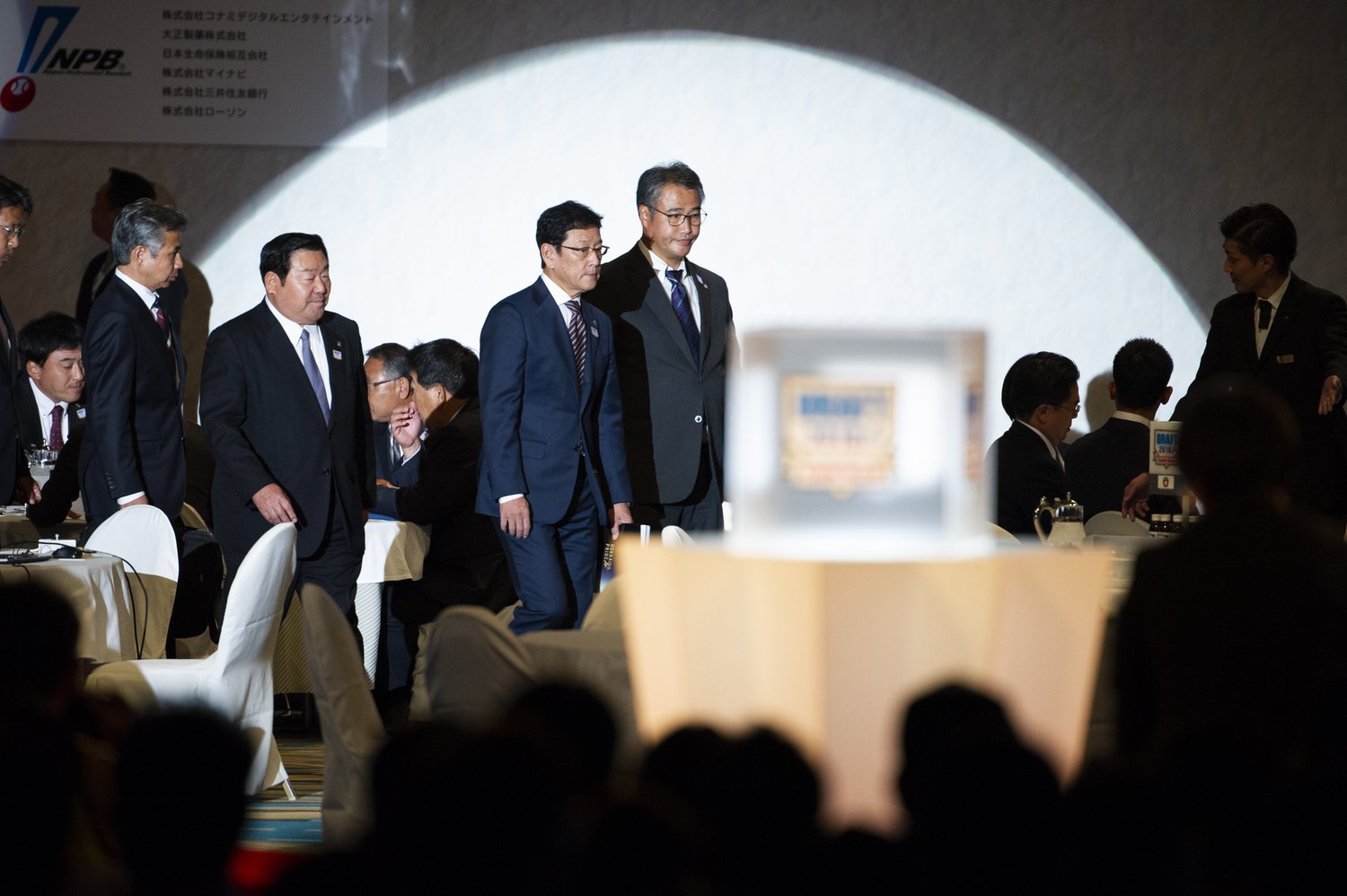 2018年、ドラフト会議に臨む栗山英樹監督　©︎Yuki Suenaga