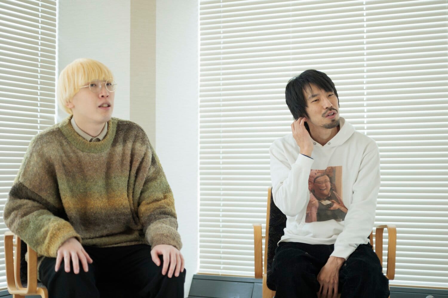 結成10年で2年連続M-1決勝出場となった真空ジェシカ。川北茂澄（ボケ、ネタ作り担当、右）とガク（ツッコミ担当）。おぎやはぎやアンタッチャブルと同じ人力舎所属