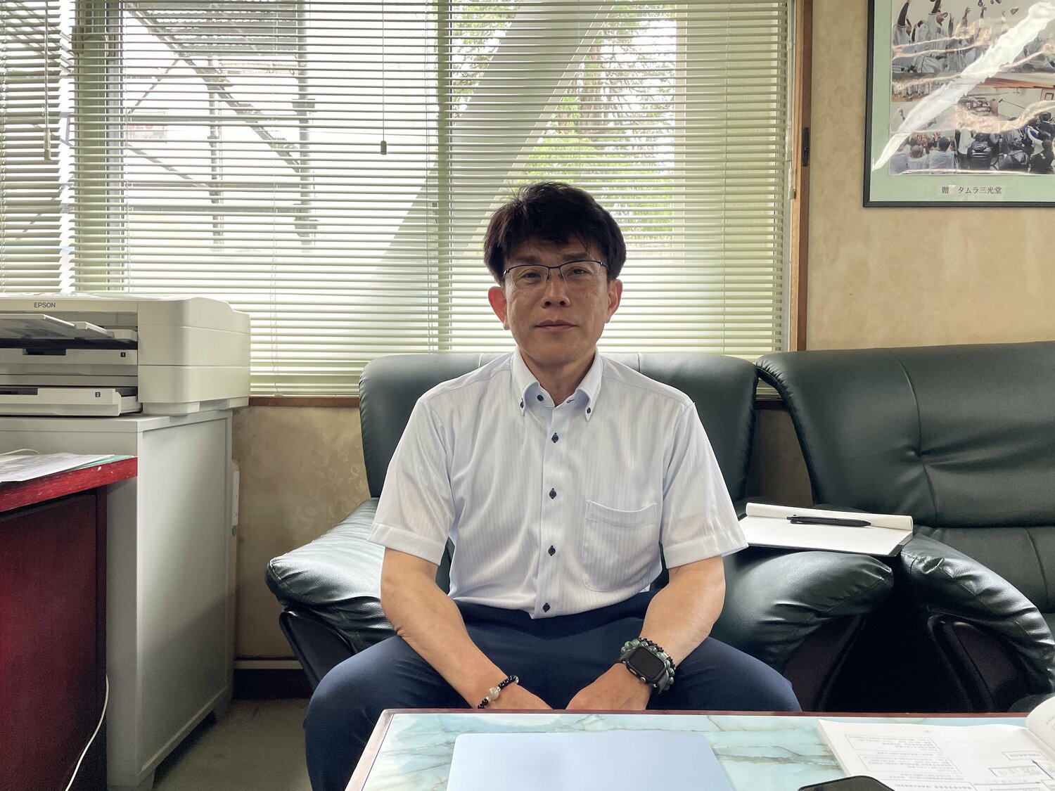 池田高校の現校長、原史麿氏。1982年夏、83年春の甲子園を優勝した水野雄仁らと同学年だ ©NumberWeb