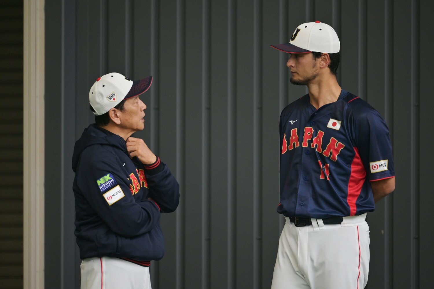 栗山監督とダルビッシュ　©Hideki Sugiyama