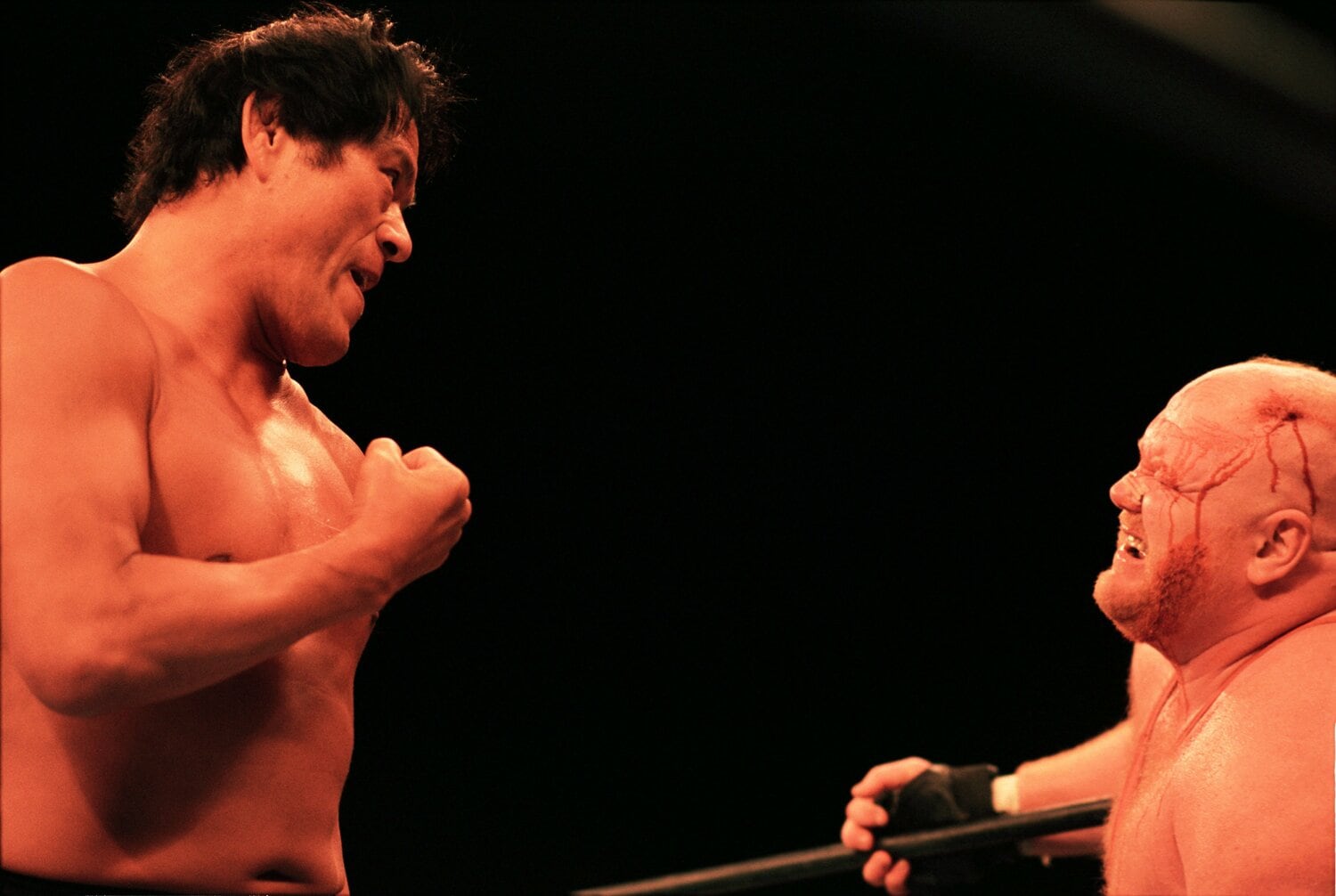 棚橋が何度も繰り返し見たという「アントニオ猪木vsビッグバン・ベイダー」（1996年1月4日）　Essei Hara