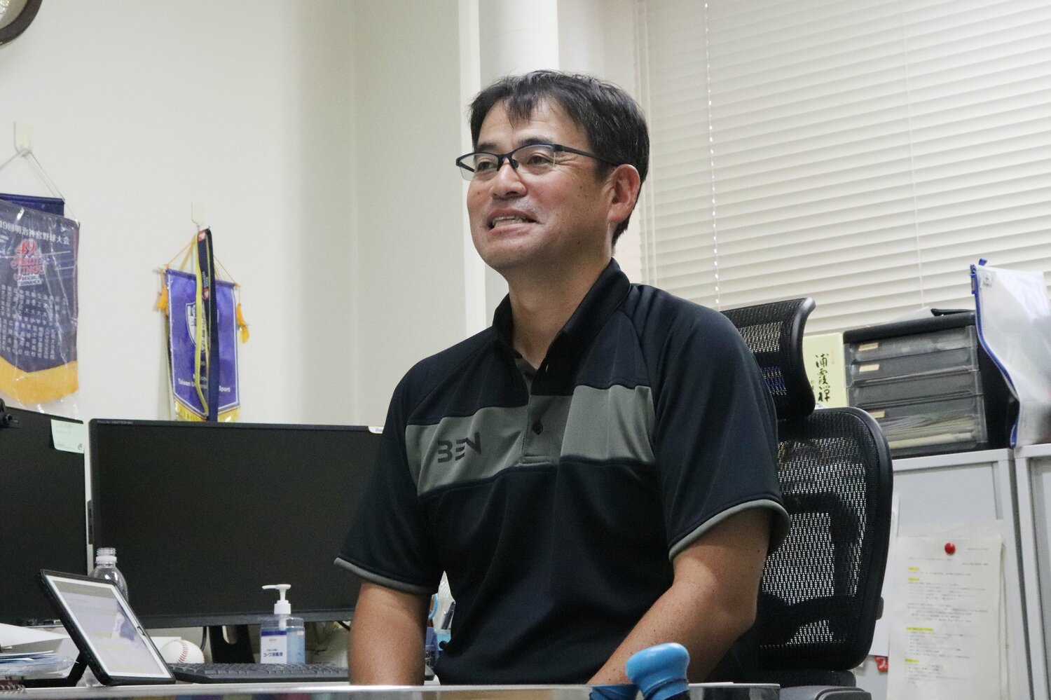 筑波大の野球部を率いる川村卓監督　©JIJI PRESS